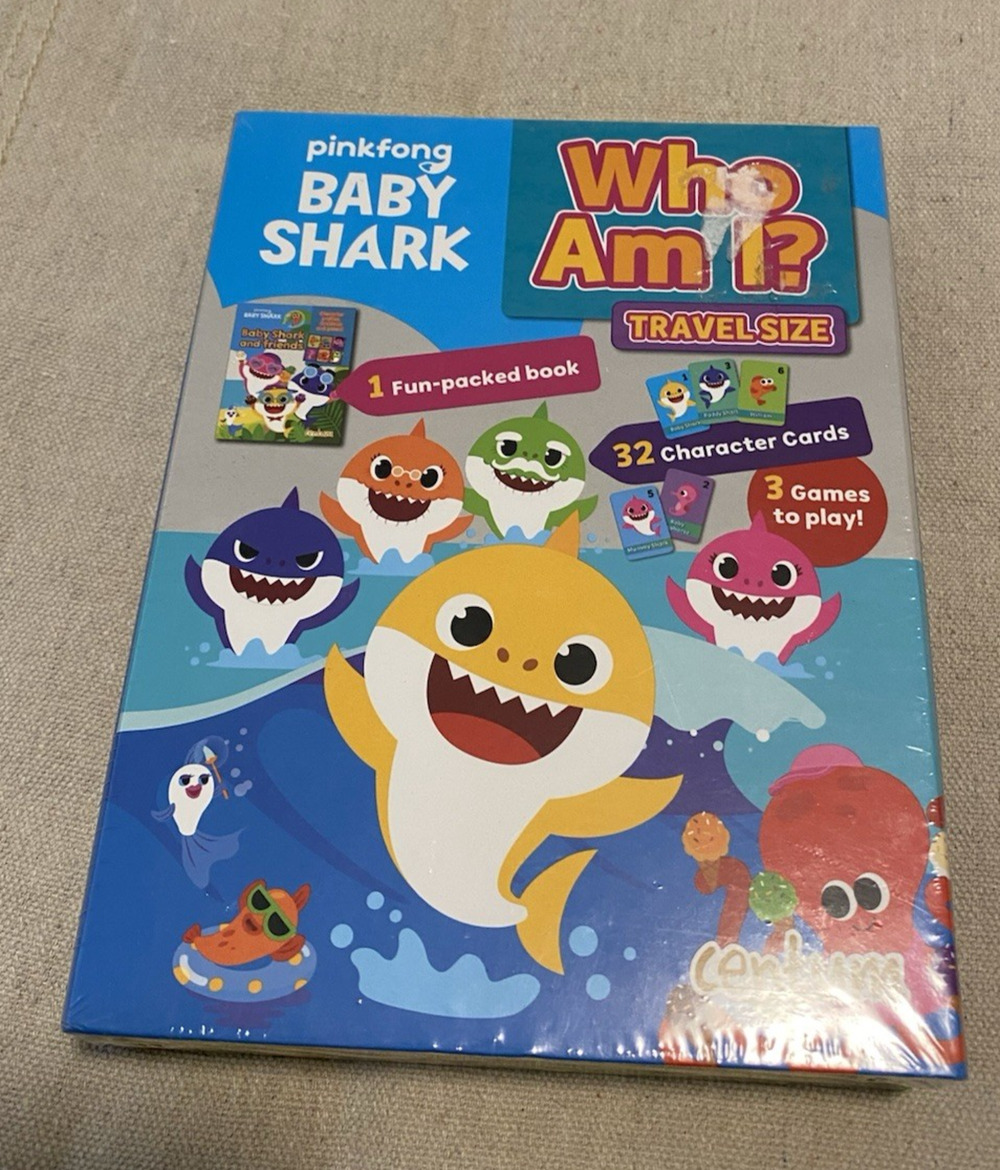 New Pinkfong Baby Shark Who Am I? Travel Size Game | Learning Educational Games